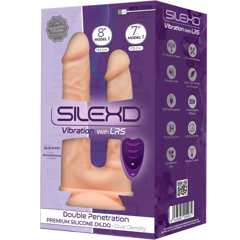 Vibrador Usb Duplo Silicone Memória SilexD Controlo Remoto