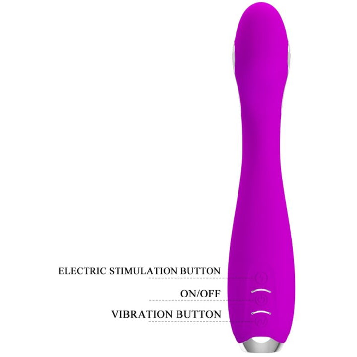 Vibrador Usb Eletroestimulação Prettylove Hector Rosa