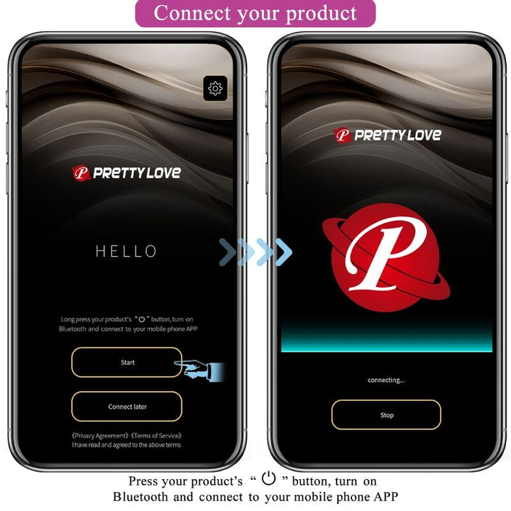Vibrador Usb Eletroestimulação Prettylove Hector Rosa Controlo Remoto App