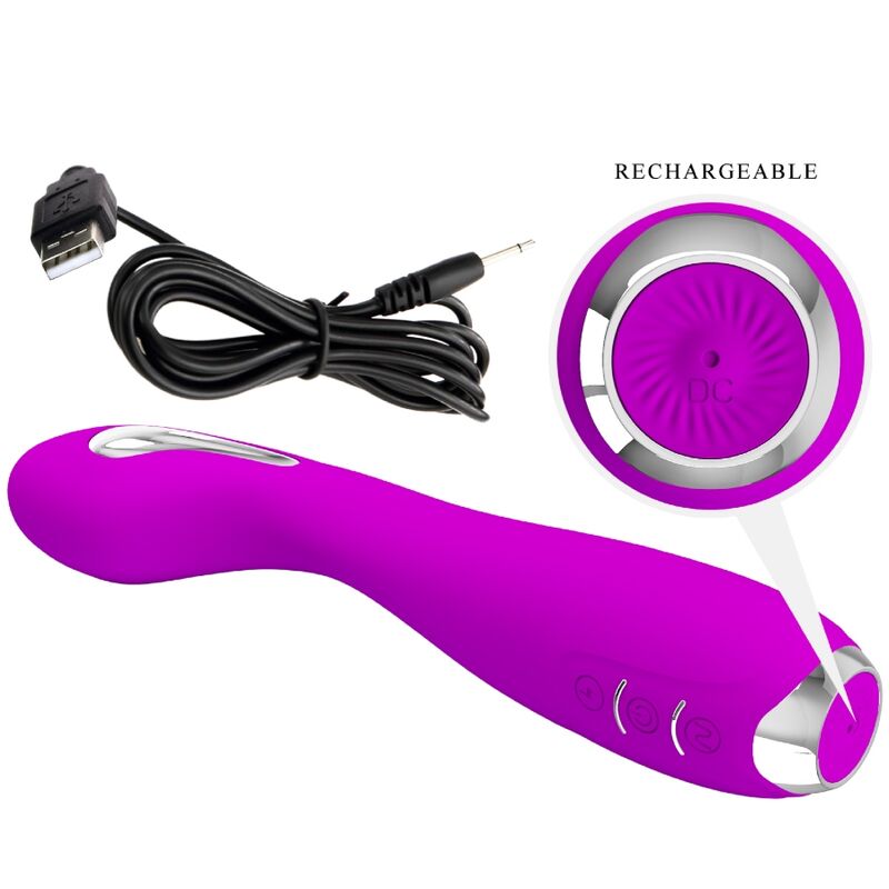 Vibrador Usb Eletroestimulação Prettylove Hector Rosa Controlo Remoto App