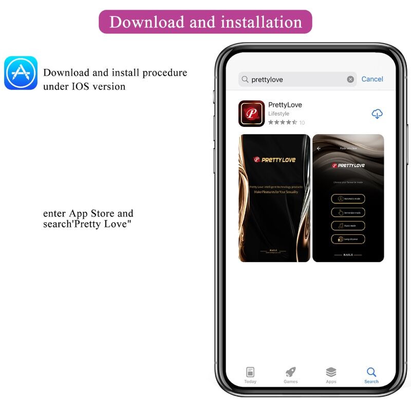 Vibrador Usb Eletroestimulação Prettylove Hector Rosa Controlo Remoto App