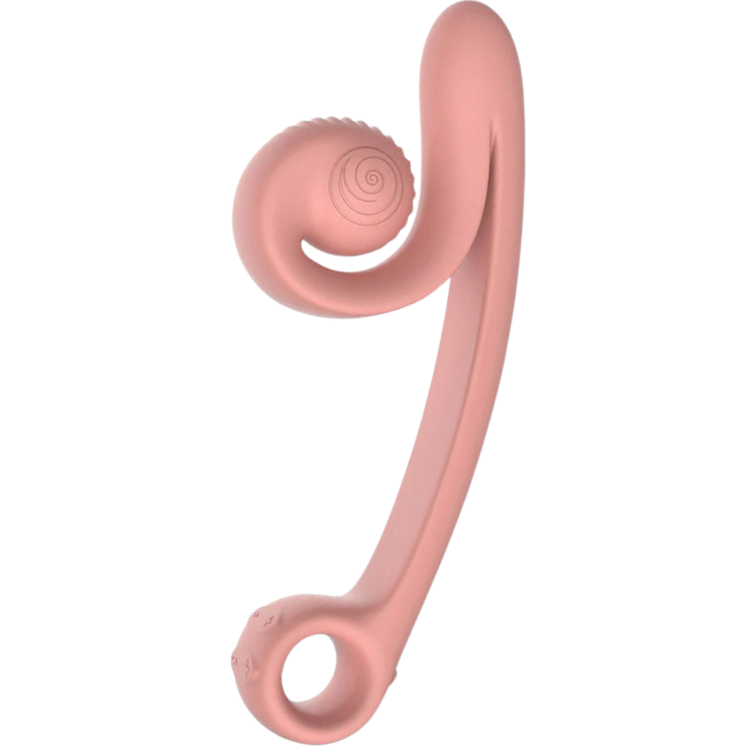 Vibrador Usb Estimulação Sincronizada Snailvibe Curve Pêssego