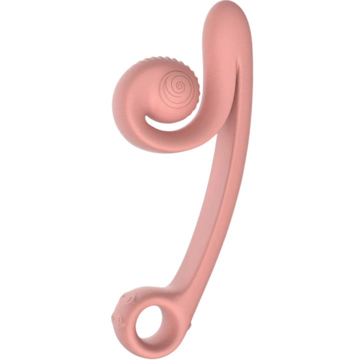Vibrador Usb Estimulação Sincronizada Snailvibe Curve Pêssego