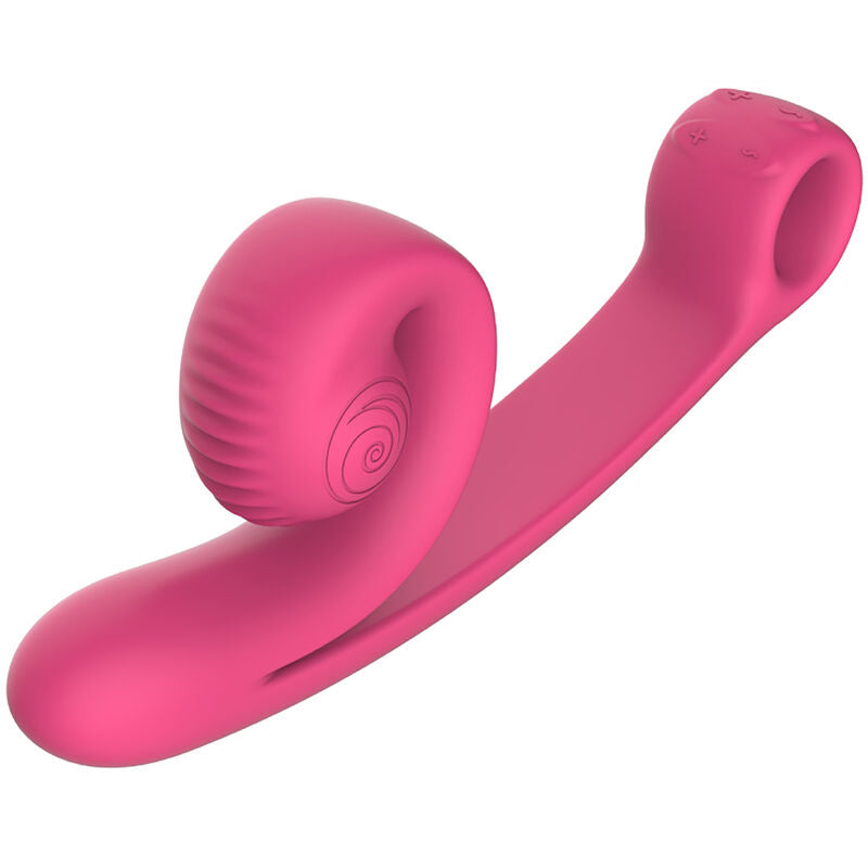 Vibrador Usb Estimulação Sincronizada Snailvibe Curve Rosa