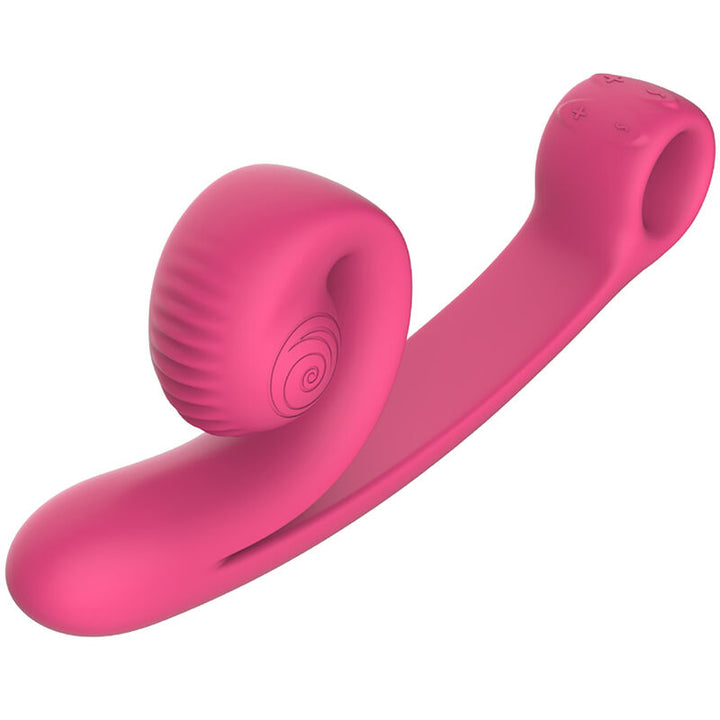 Vibrador Usb Estimulação Sincronizada Snailvibe Curve Rosa