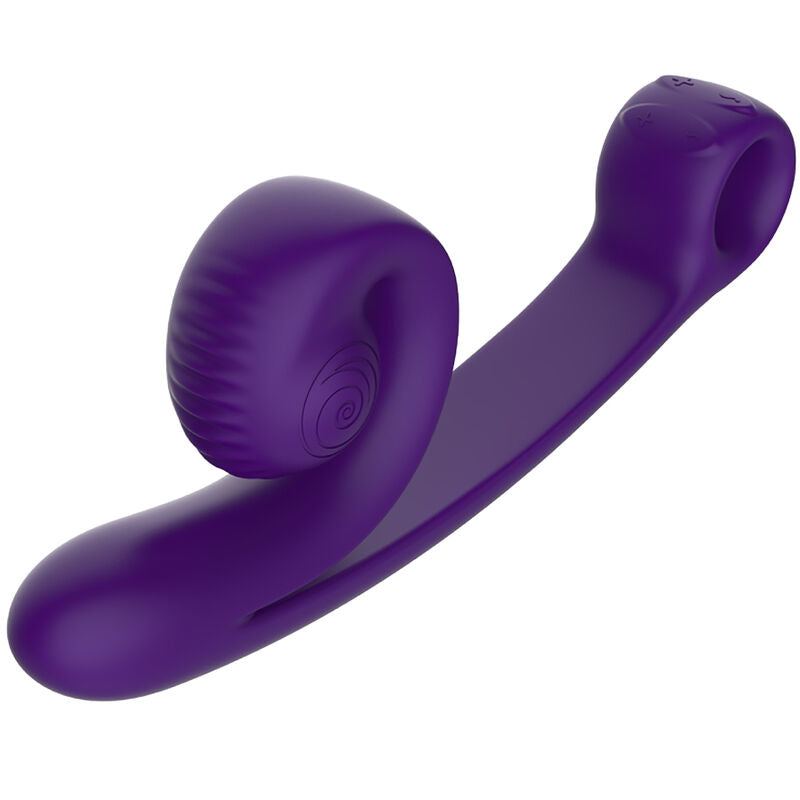 Vibrador Usb Estimulação Sincronizada Snailvibe Curve Roxo