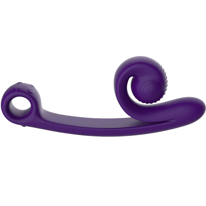 Vibrador Usb Estimulação Sincronizada Snailvibe Curve Roxo