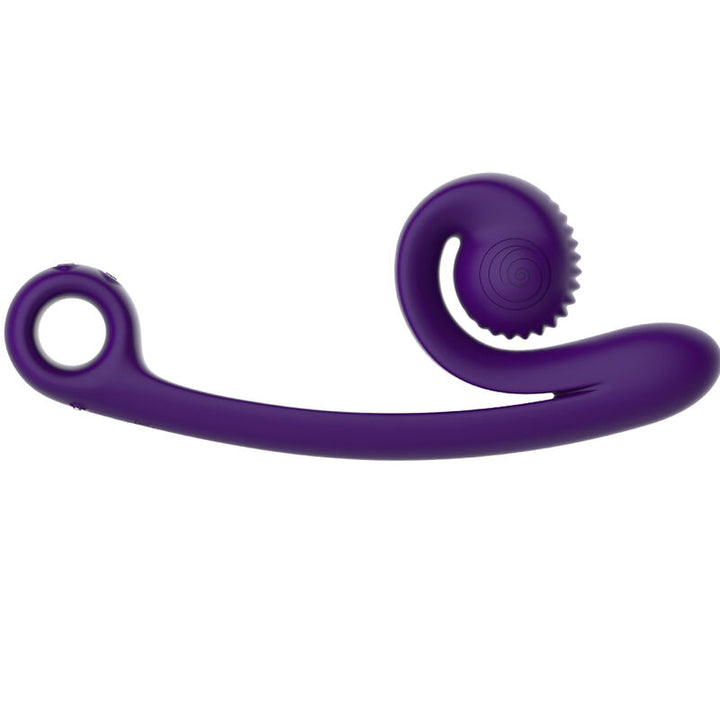 Vibrador Usb Estimulação Sincronizada Snailvibe Curve Roxo