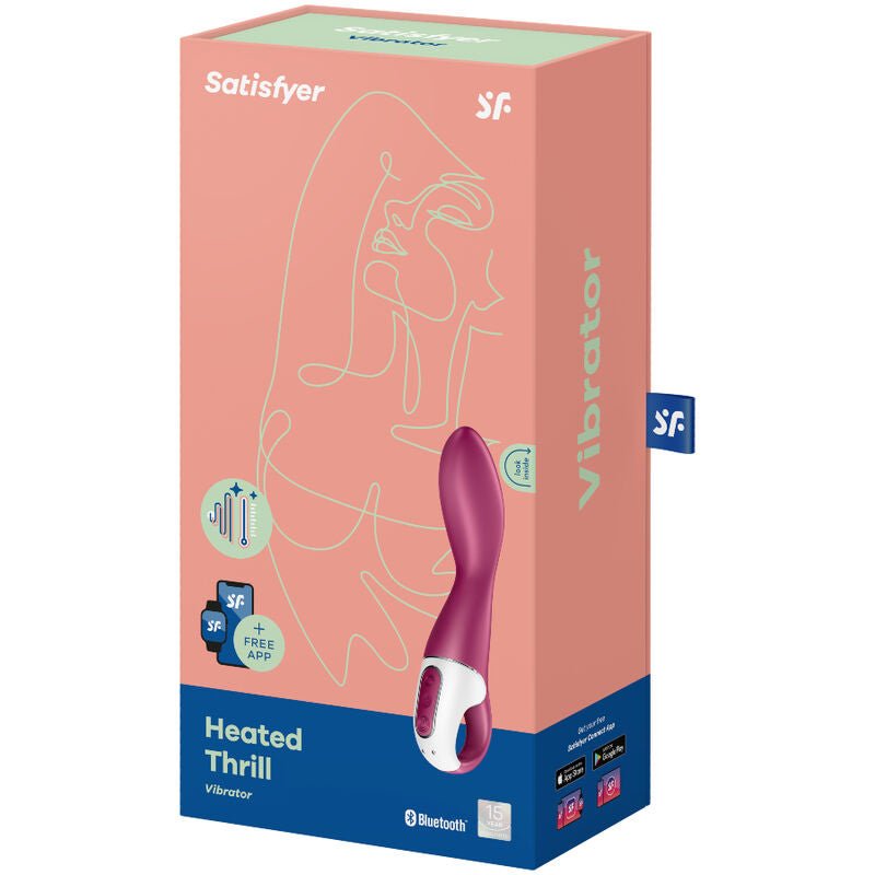 Vibrador Usb Firme Aquecimento Satisfyer Heated Thrill Controlo Remoto App