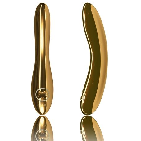 Vibrador Usb Firme Ponto-G Lelo Inez Ouro 24K
