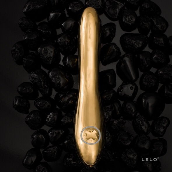 Vibrador Usb Firme Ponto-G Lelo Inez Ouro 24K