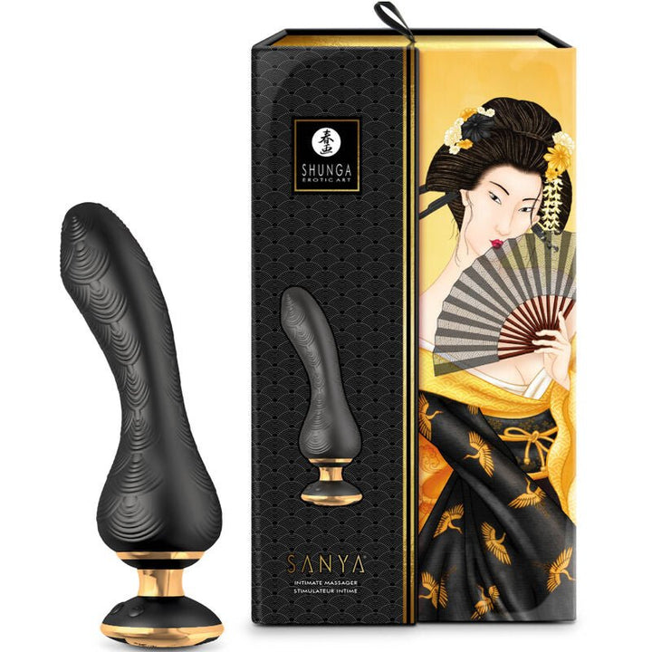 Vibrador Usb Firme Shunga Sanya Preto