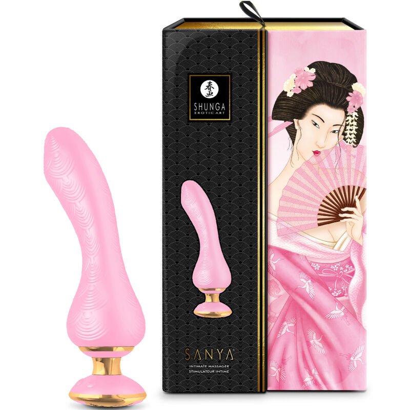 Vibrador Usb Firme Shunga Sanya Rosa