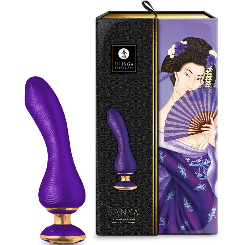 Vibrador Usb Firme Shunga Sanya Roxo