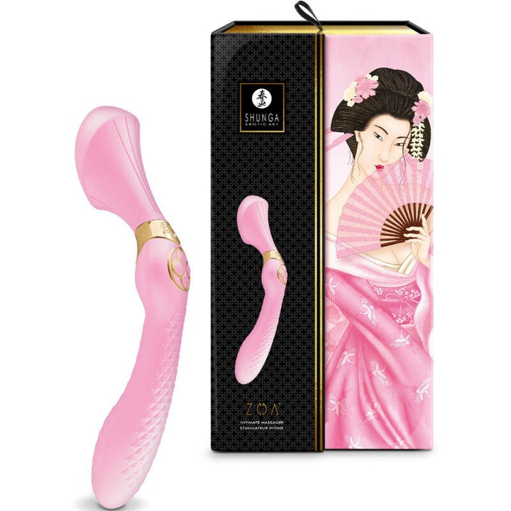 Vibrador Usb Firme Shunga Zoa Rosa