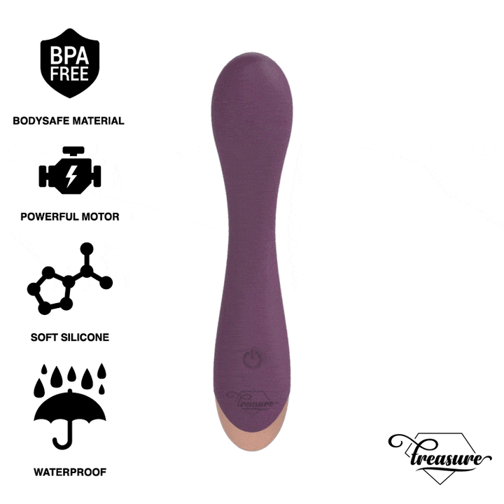 Vibrador Usb Firme Treasure Hansel Controlo Remoto Watchme