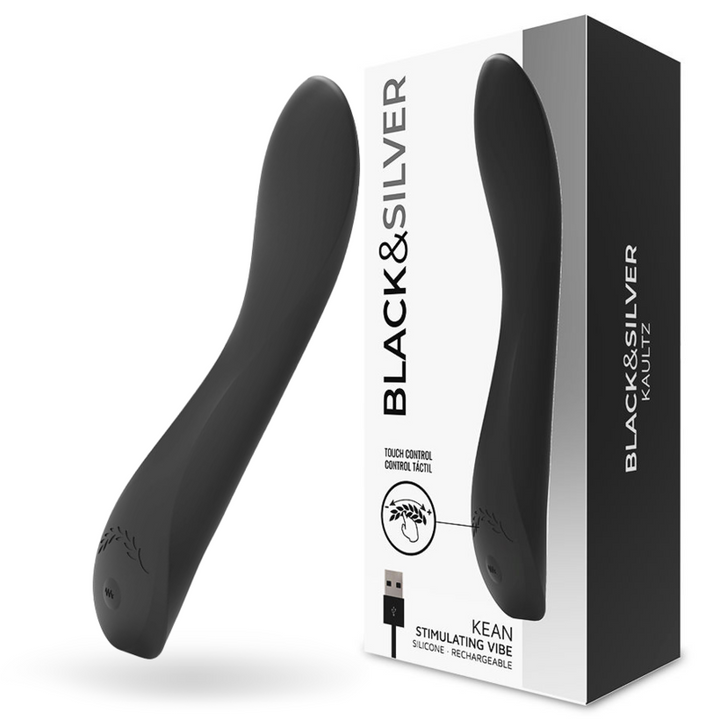Vibrador Usb Flexível Black&Silver Kean