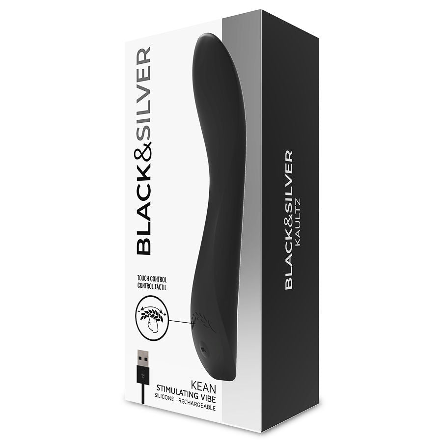 Vibrador Usb Flexível Black&Silver Kean
