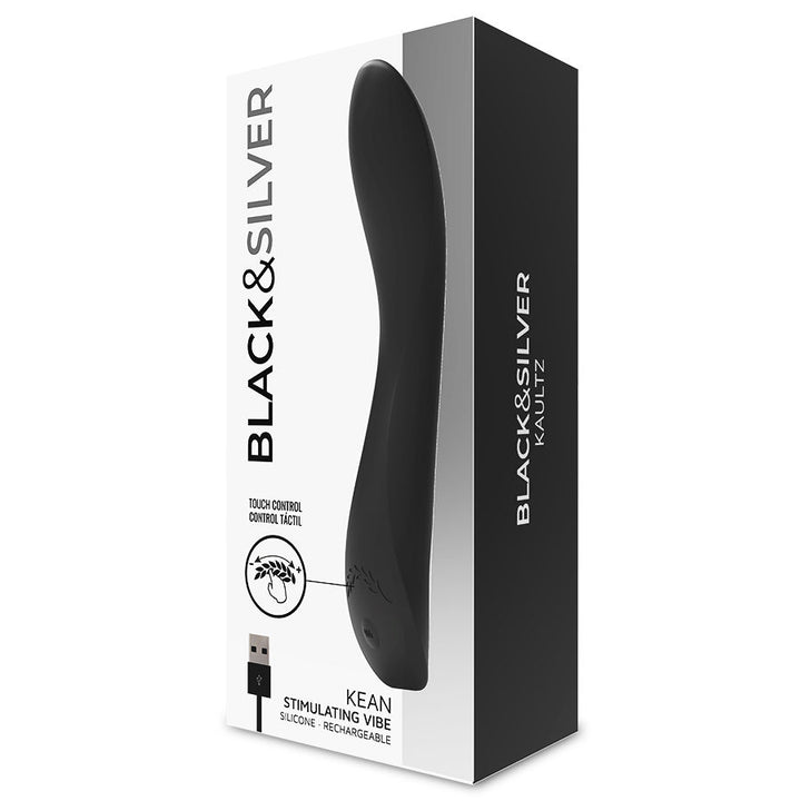 Vibrador Usb Flexível Black&Silver Kean