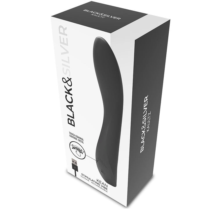 Vibrador Usb Flexível Black&Silver Kean