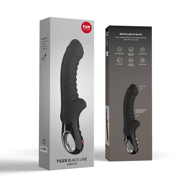 Vibrador Usb Flexível Fun Factory Tiger Preto