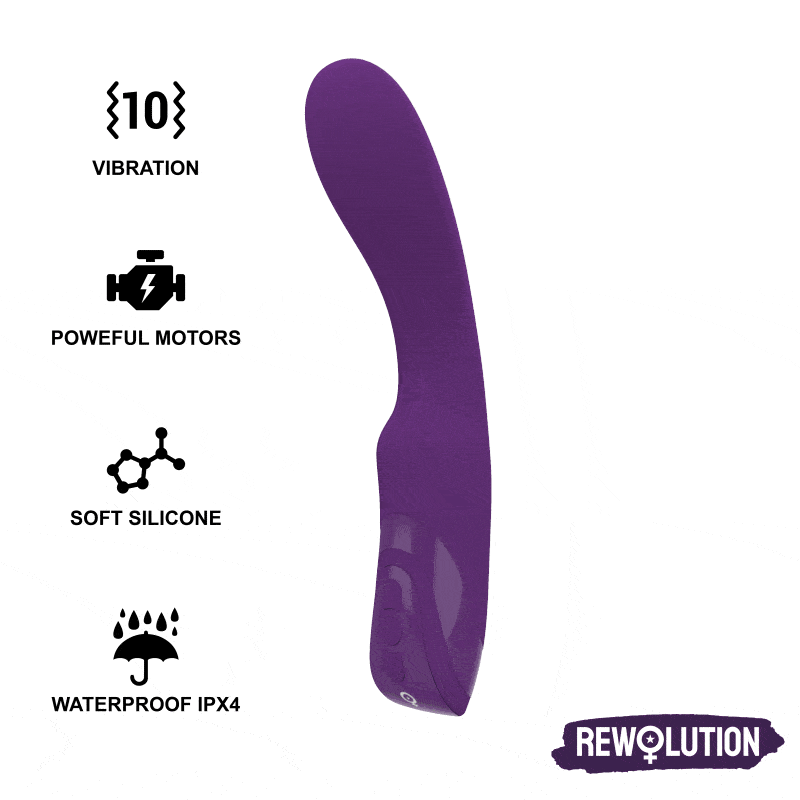Vibrador Usb Flexível Rewolution Rewoclassy