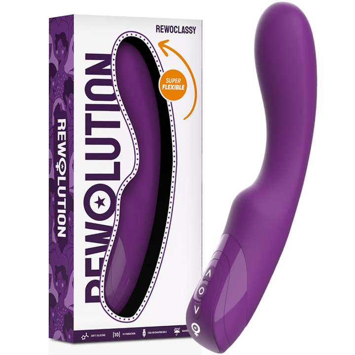 Vibrador Usb Flexível Rewolution Rewoclassy