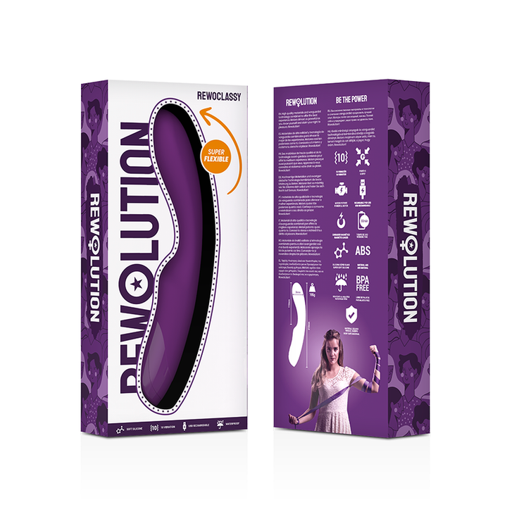 Vibrador Usb Flexível Rewolution Rewoclassy