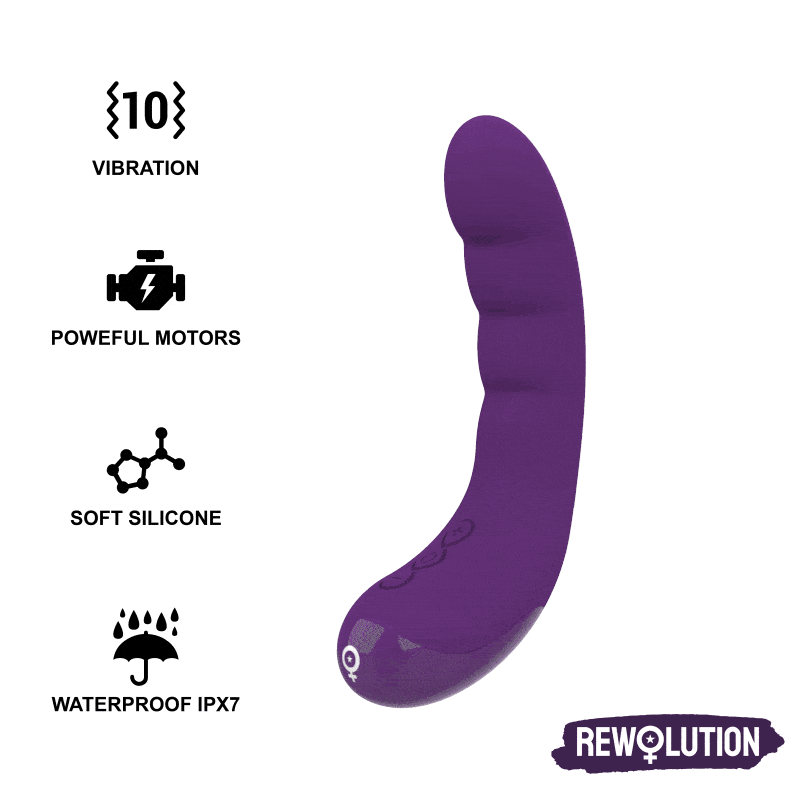 Vibrador Usb Flexível Rewolution Rewocurvy