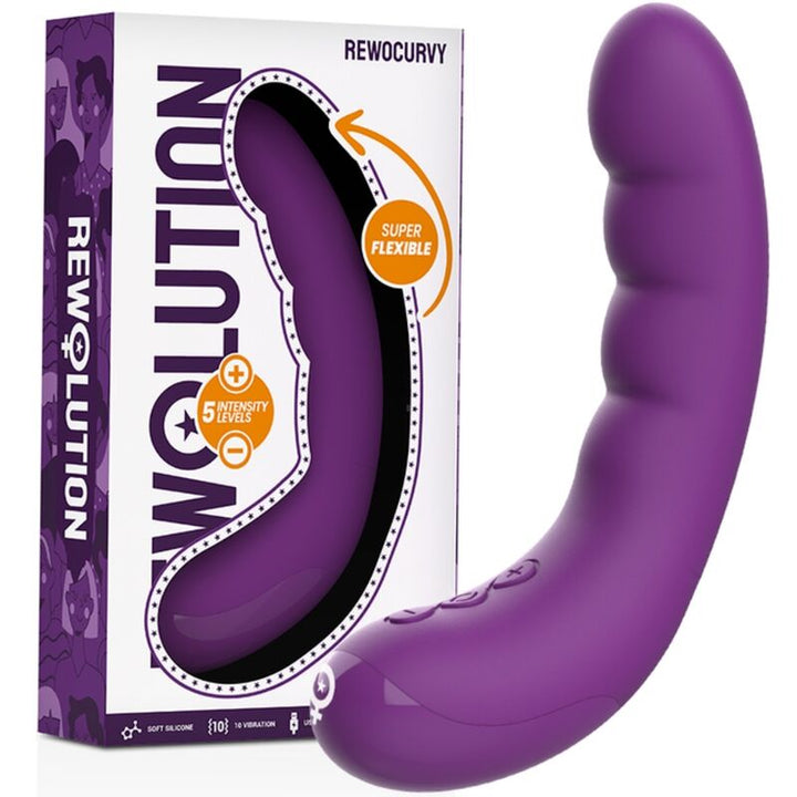 Vibrador Usb Flexível Rewolution Rewocurvy