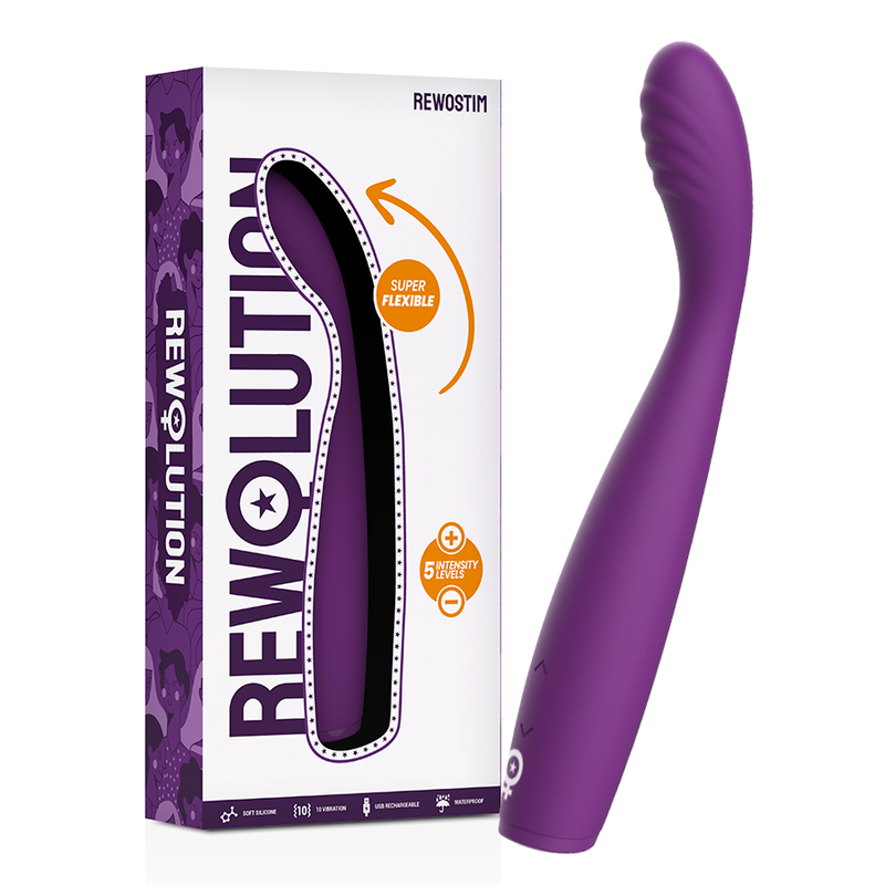 Vibrador Usb Flexível Rewolution Rewostim