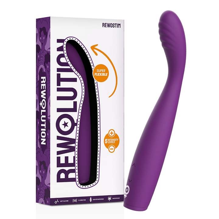 Vibrador Usb Flexível Rewolution Rewostim