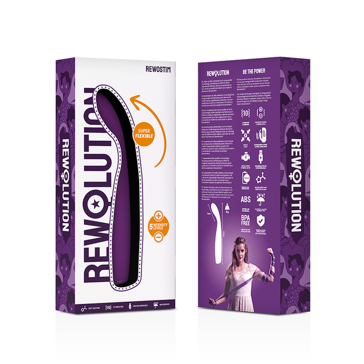Vibrador Usb Flexível Rewolution Rewostim
