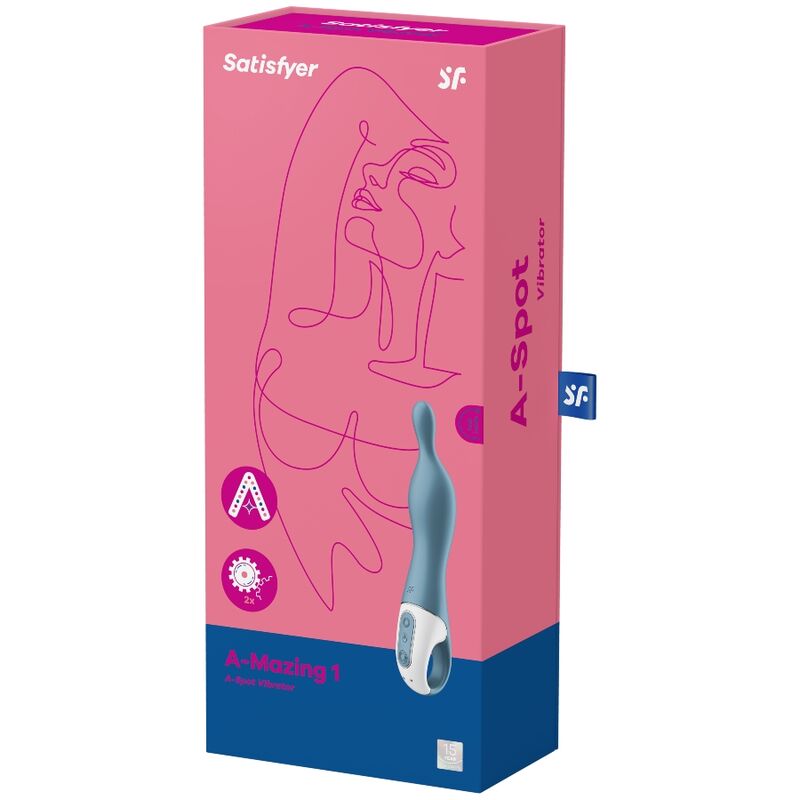 Vibrador Usb Flexível Satisfyer Amazing 1 Azul