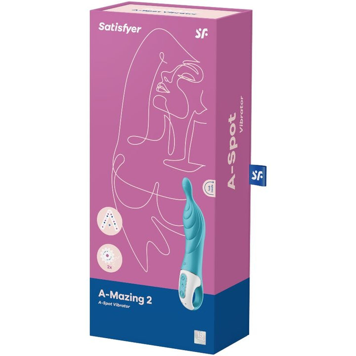 Vibrador Usb Flexível Satisfyer Amazing 2 Turquesa