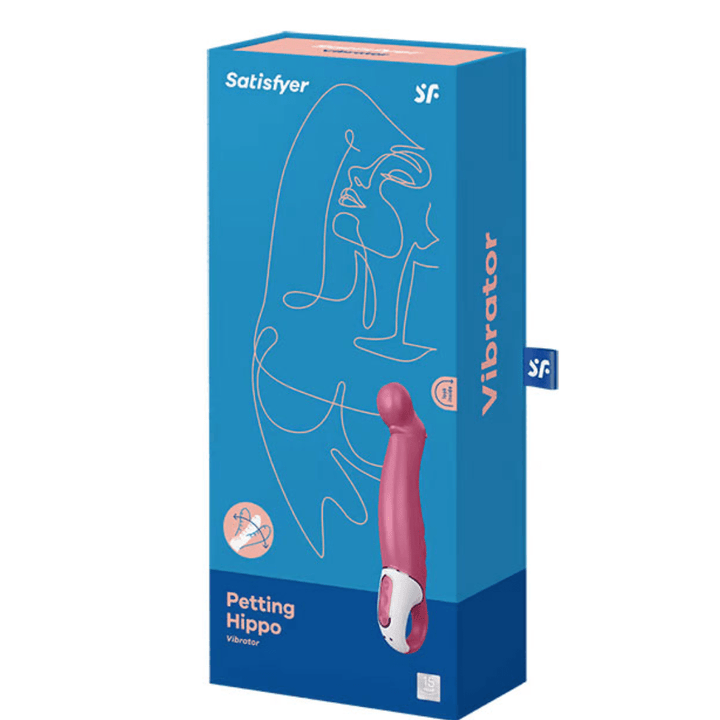 Vibrador Usb Flexível Satisfyer Vibes Petting Hippo