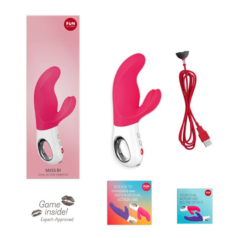 Vibrador Usb Fun Factory Miss Bi Rosa