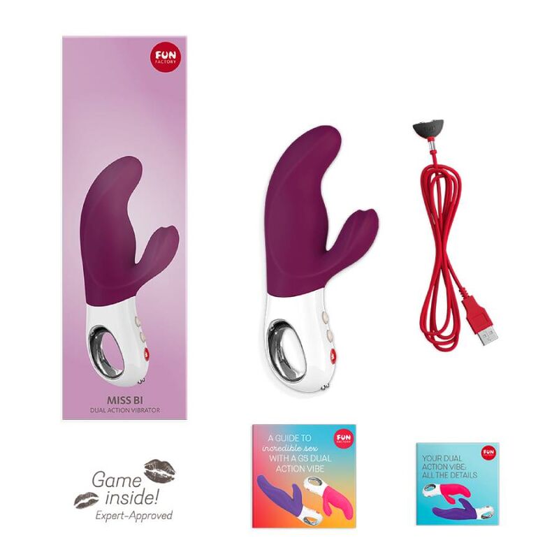Vibrador Usb Fun Factory Miss Bi Roxo