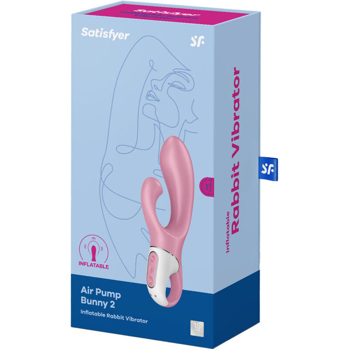 Vibrador Usb Insuflável Satisfyer Air Pump Bunny 2
