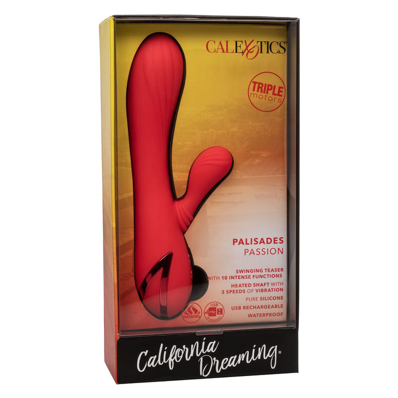 Vibrador Usb Movimento Clitóris e Aquecimento Calex Palisades