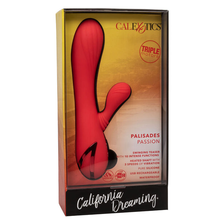 Vibrador Usb Movimento Clitóris e Aquecimento Calex Palisades