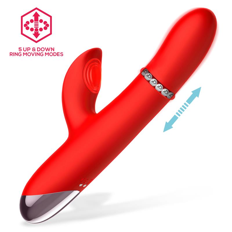 Vibrador Usb Movimento Deslizante e Rotação IntoYou Divya