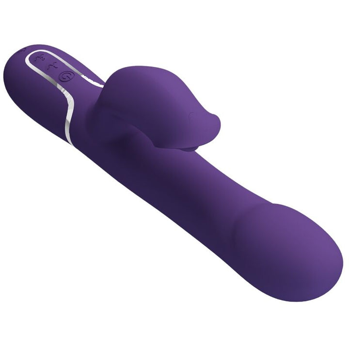 Vibrador Usb Movimento Deslizante e Rotação Prettylove Zalin
