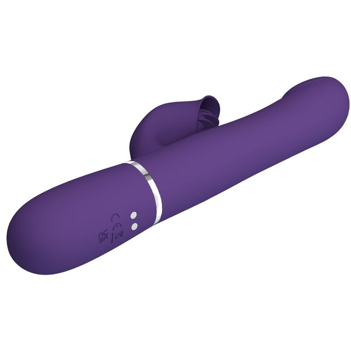 Vibrador Usb Movimento Deslizante e Rotação Prettylove Zalin