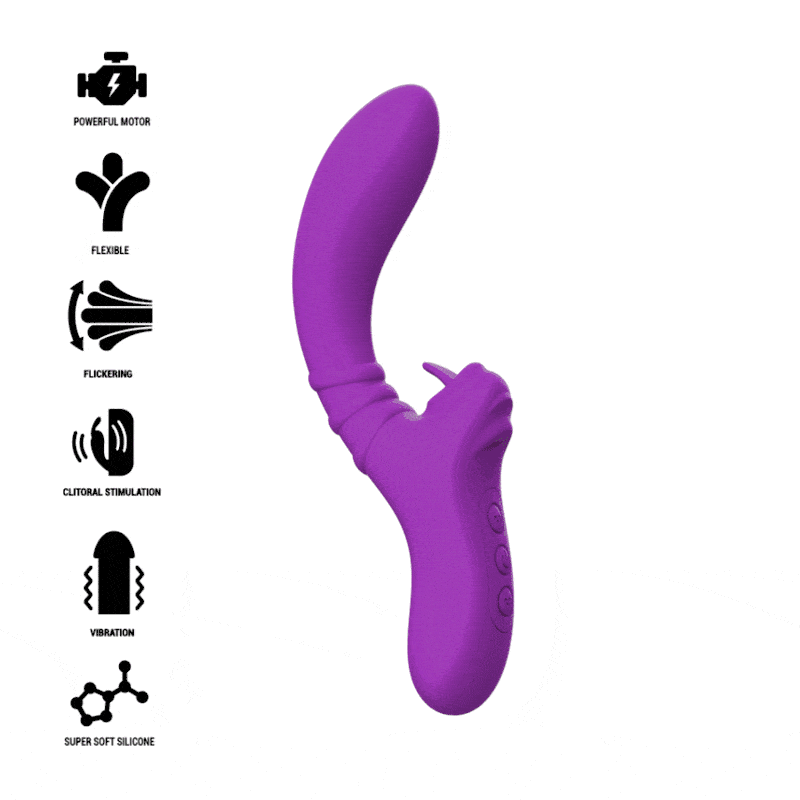 Vibrador Usb Movimento Língua Intense Harry