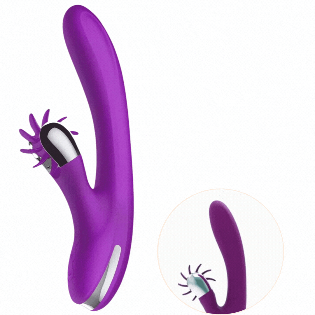 Vibrador Usb Movimento Língua Rotação Fun Function