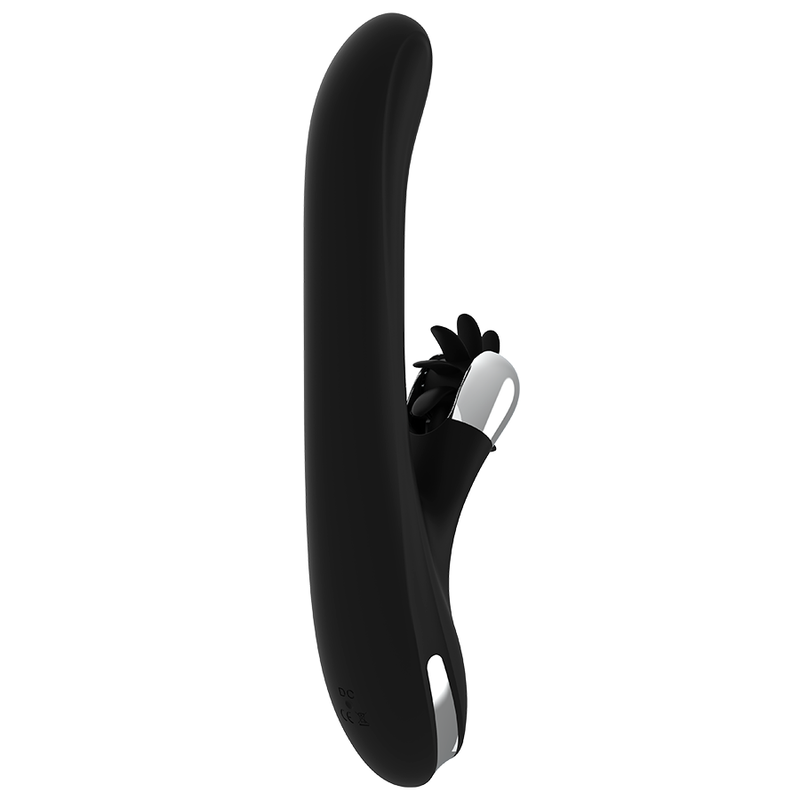 Vibrador Usb Movimento Língua Rotação e Movimento Movimento Rotação Black&Silver Storm