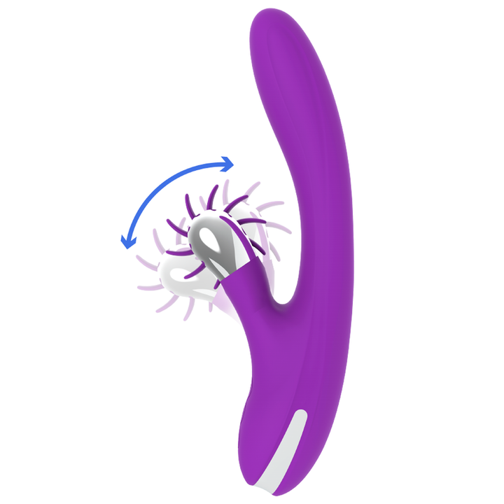 Vibrador Usb Movimento Língua Rotação e Movimento Ponto-G Fun Function