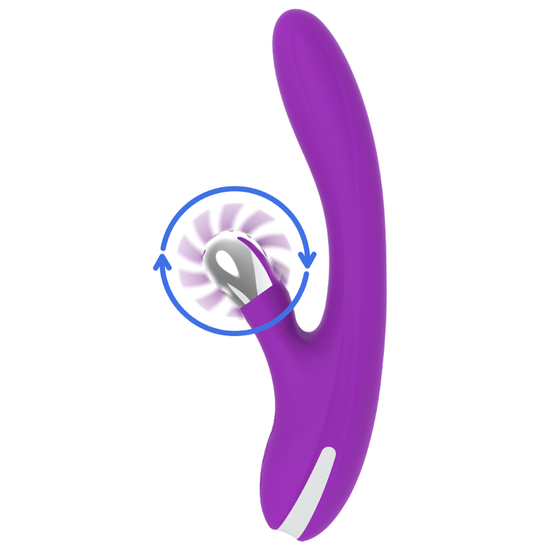 Vibrador Usb Movimento Língua Rotação e Movimento Ponto-G Fun Function