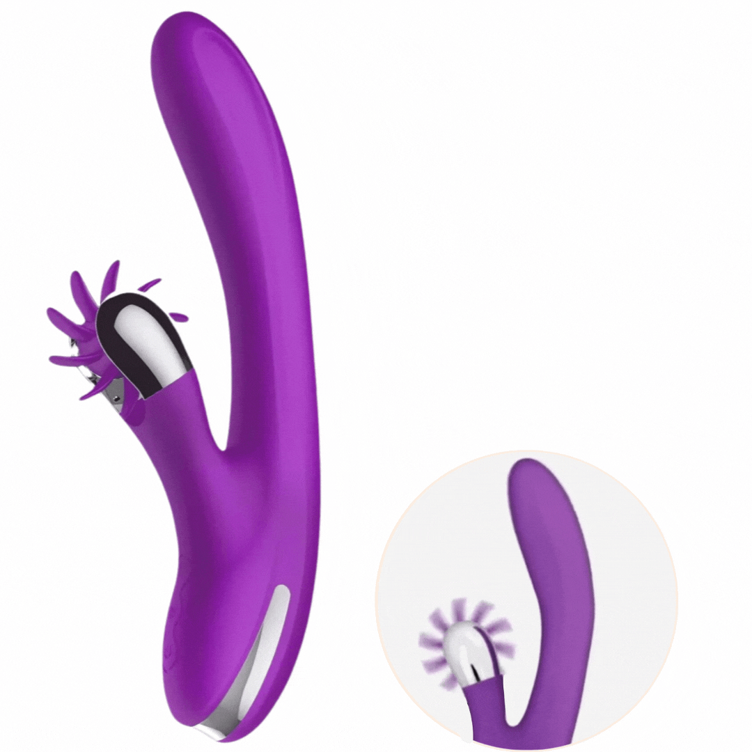 Vibrador Usb Movimento Língua Rotação e Movimento Ponto-G Fun Function